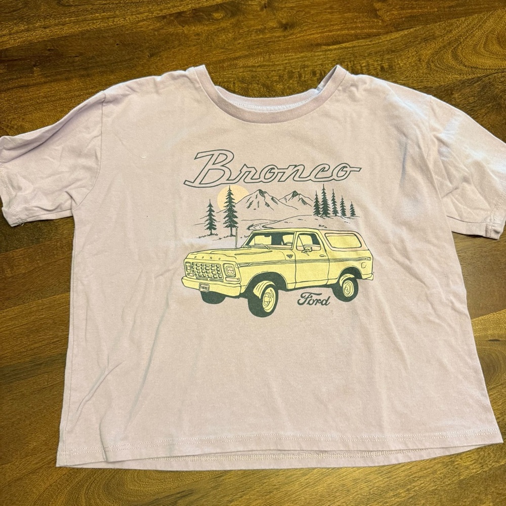 Ford Pink/Purple Short Sleeve Tee with Vintage Graphic
